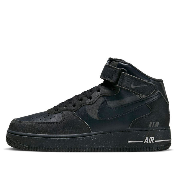 

Кроссовки air force 1 mid '07 'halloween - midnight' Nike, черный