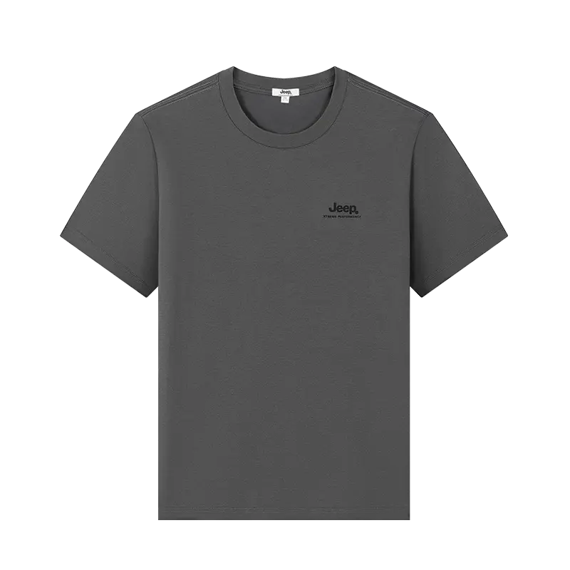 

Футболка мужская Crew Neck тонкая прямая посадка Jeep, urban серый