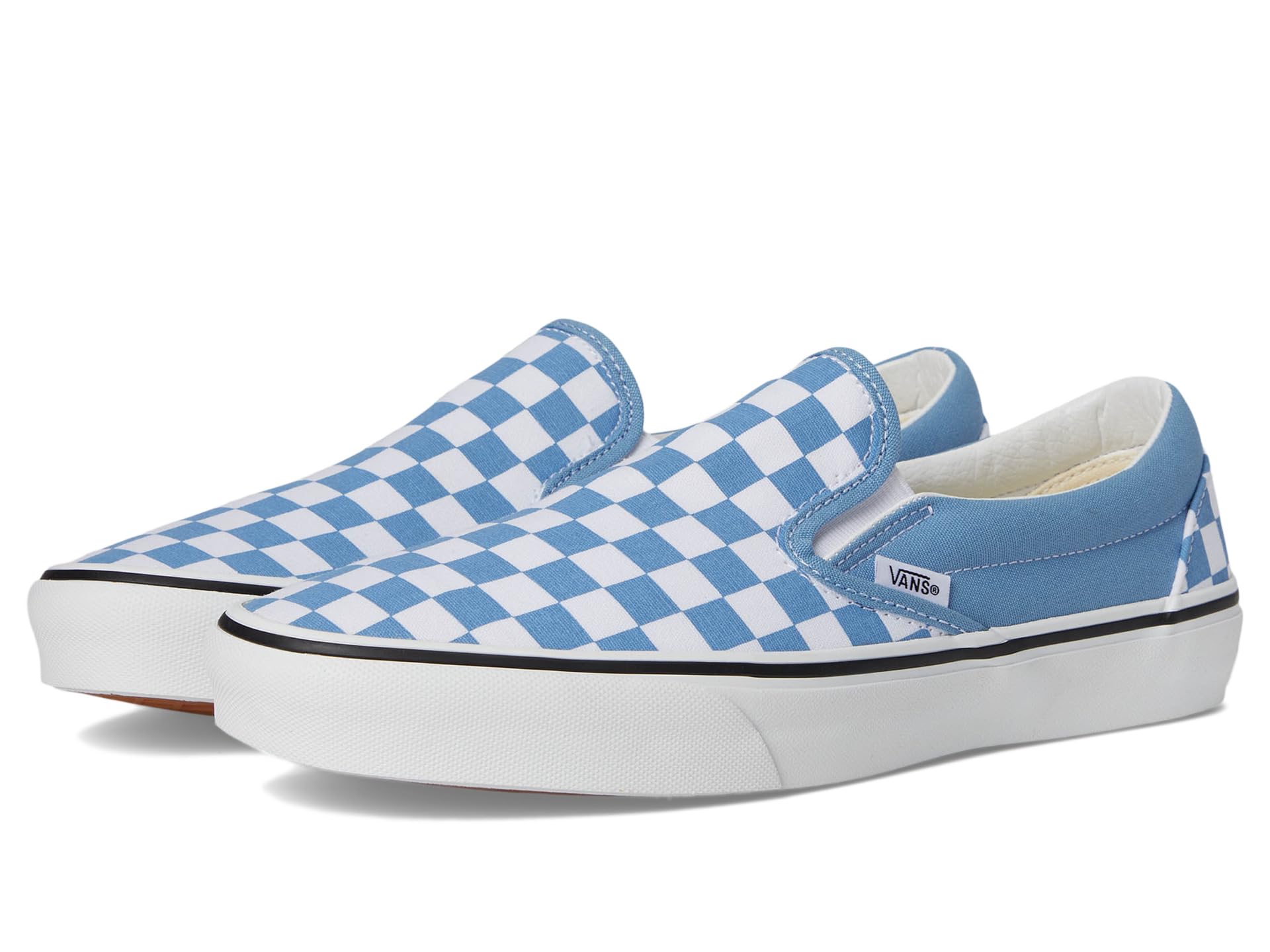 Кроссовки Vans Classic Slip On Checkerboard, Color Theory Checkerboard Heritage BlueSee Less