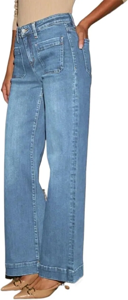 Джинсы прямые Light Wash, Women's Legendary