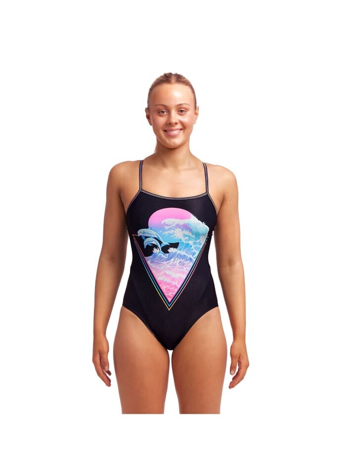 

Купальник Funkita Badeanzug Dolph L gren chlorbeständig, черный