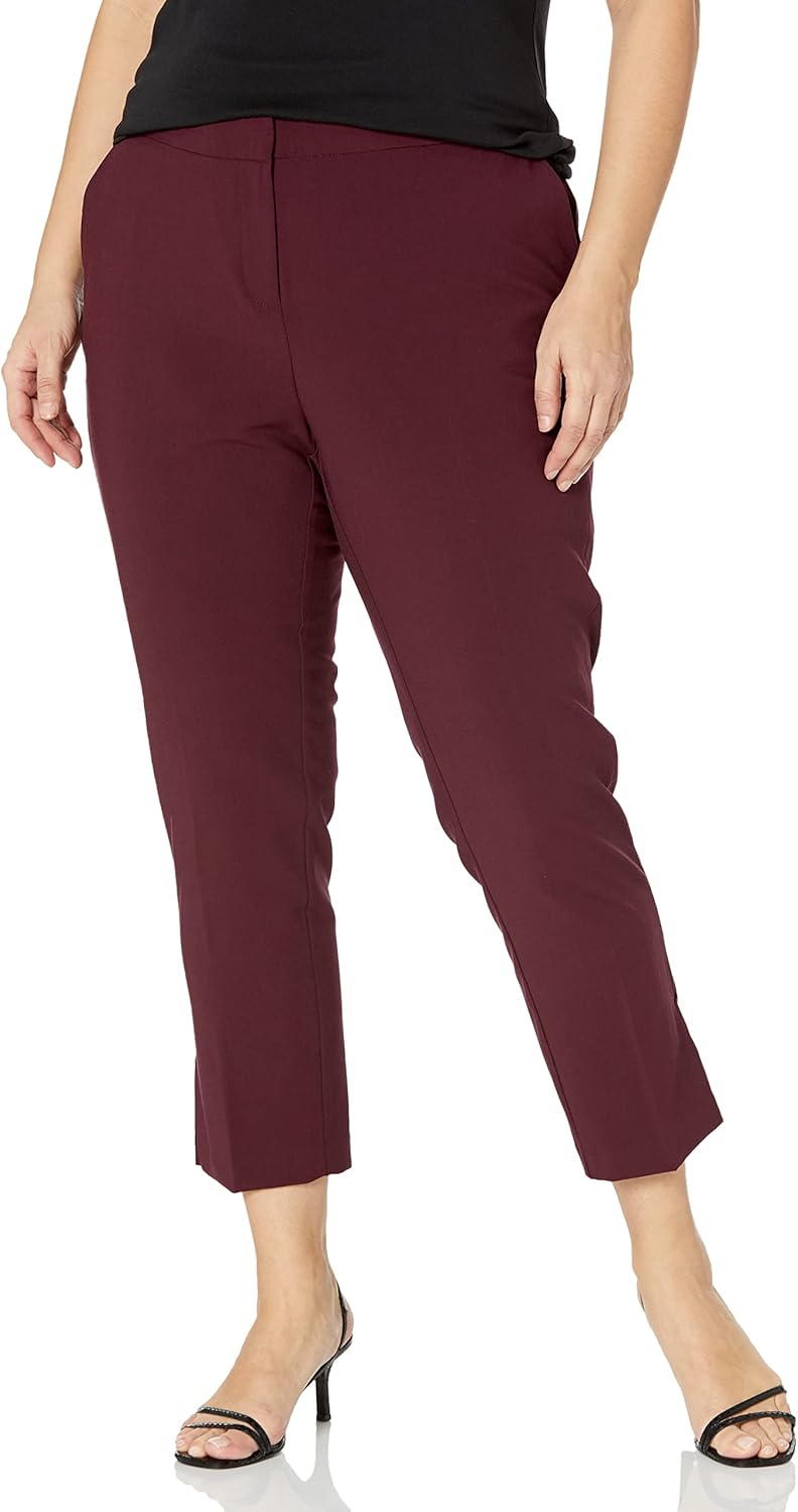 

Женские дышащие повседневные брюки Calvin Klein Luxe Stretch Comfortable, Port