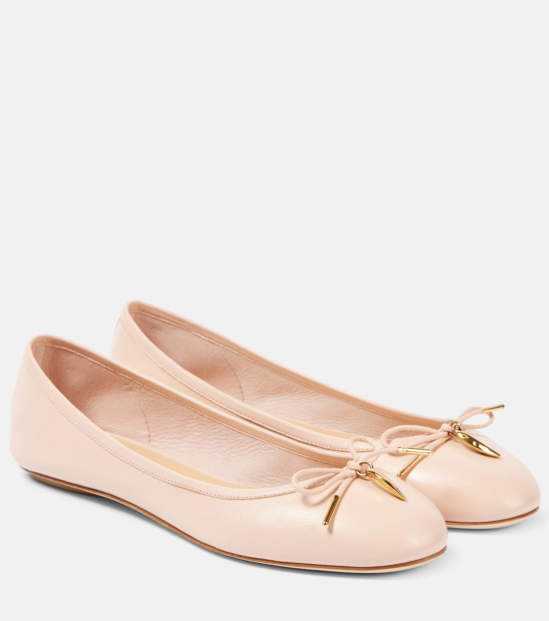 Кожаные балетки Iris Chloé, Blushy Beige