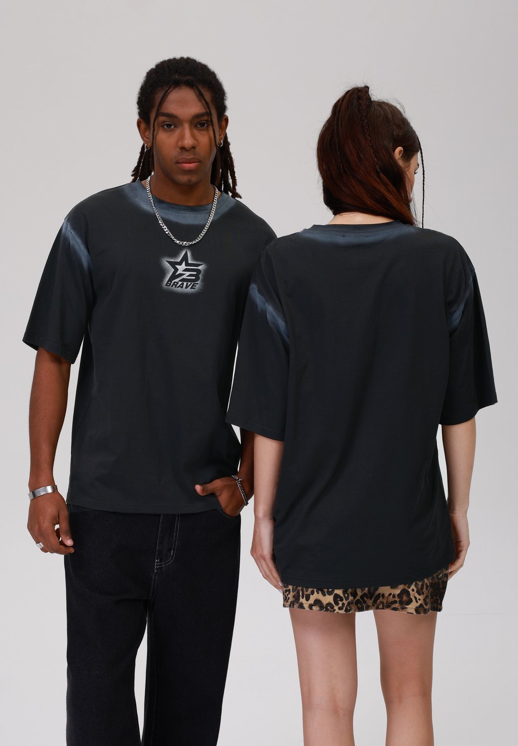 

Футболка с принтом UNISEX YOURTURN, черный
