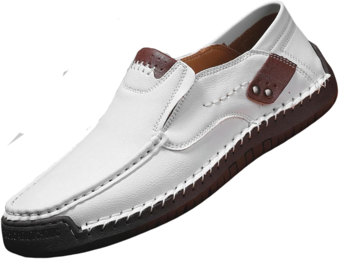 

Лоферы для мужчин Slip On Flat Shoes Casal Arch Support Otpynik, белый