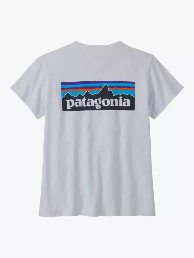 Футболка с графическим принтом сзади, белая Patagonia — фото 4