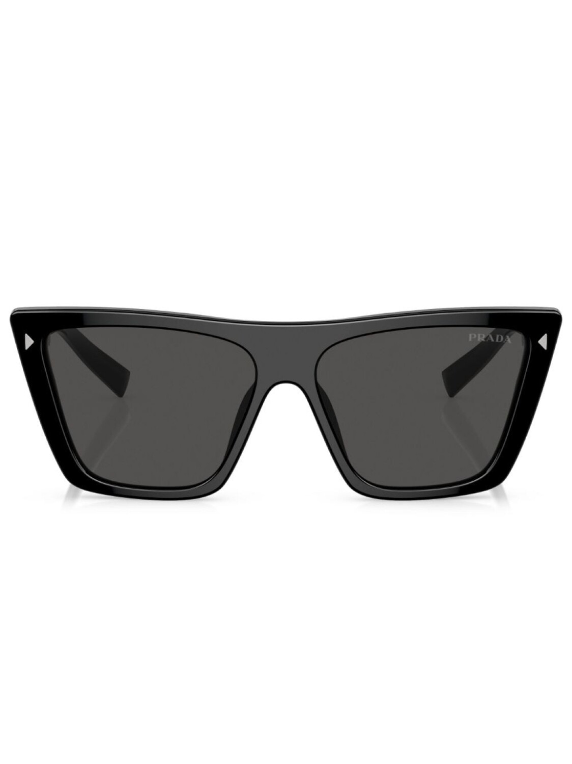 

Prada Eyewear солнцезащитные очки в квадратной оправе, черный