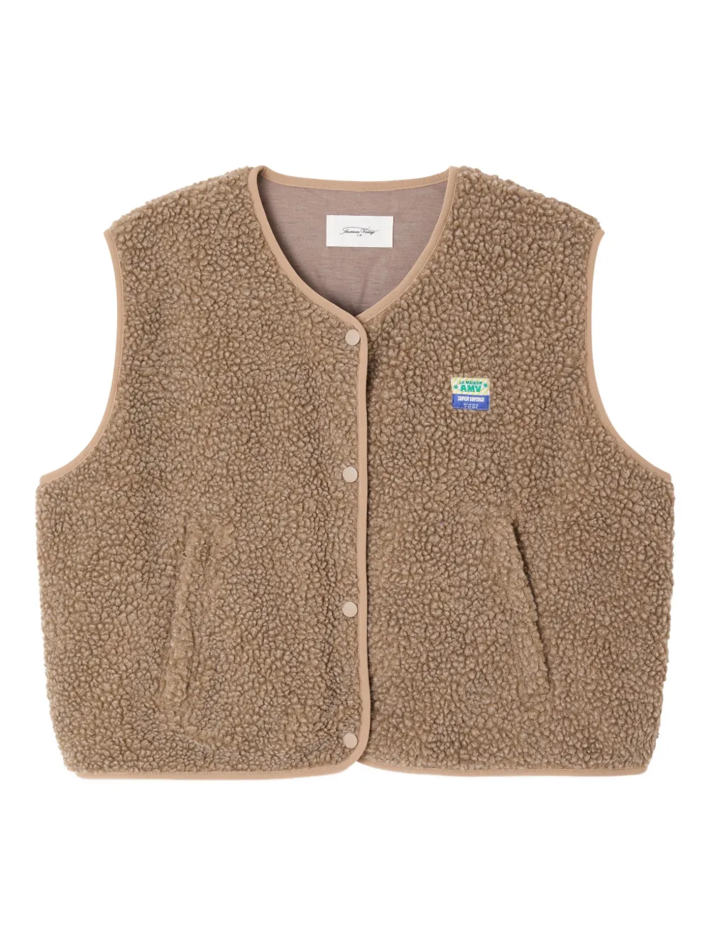 

Жилет hoktown на молнии American Vintage, коричневый