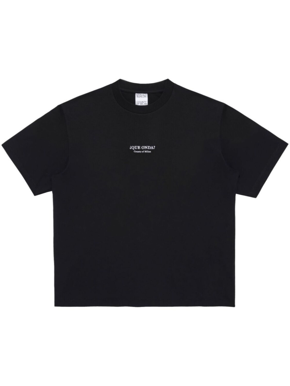 

Marcelo Burlon County of Milan футболка Que Onda, черный