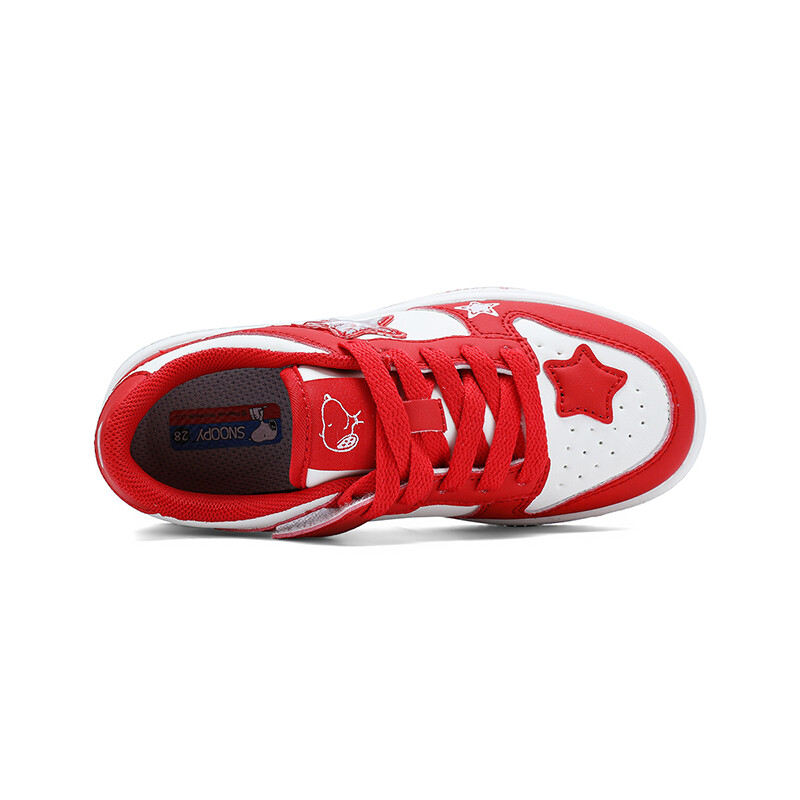Детские кроссовки для скейтбординга Kids Low-top Five star Red Snoopy, красный — фото 3
