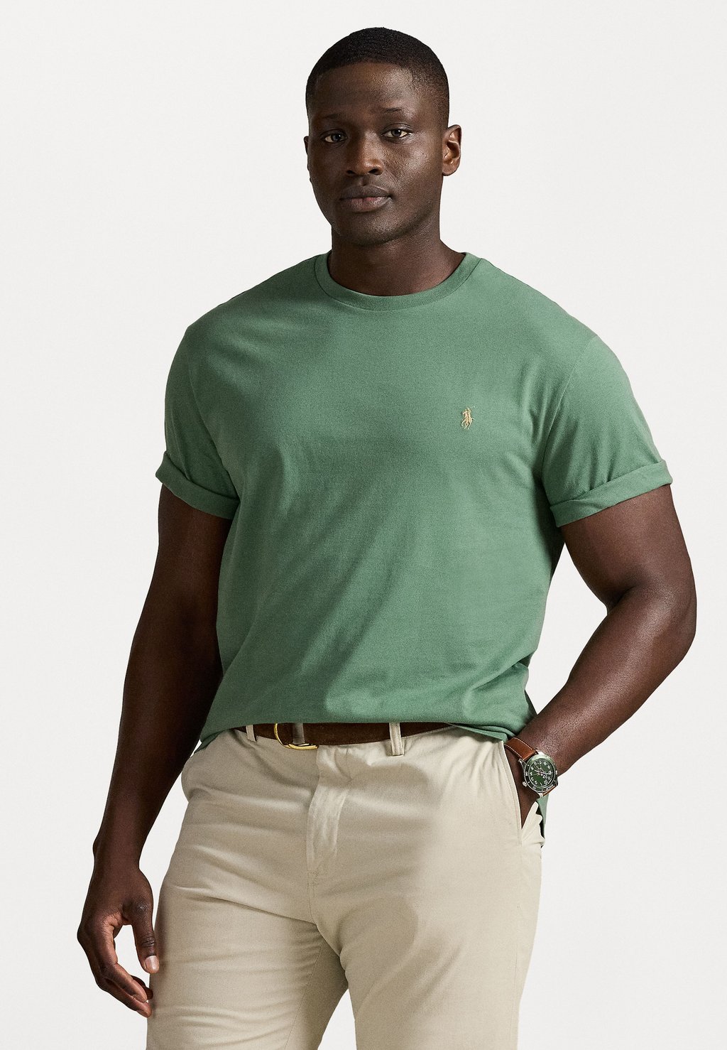 

Базовая футболка Polo Ralph Lauren Big & Tall, зеленый