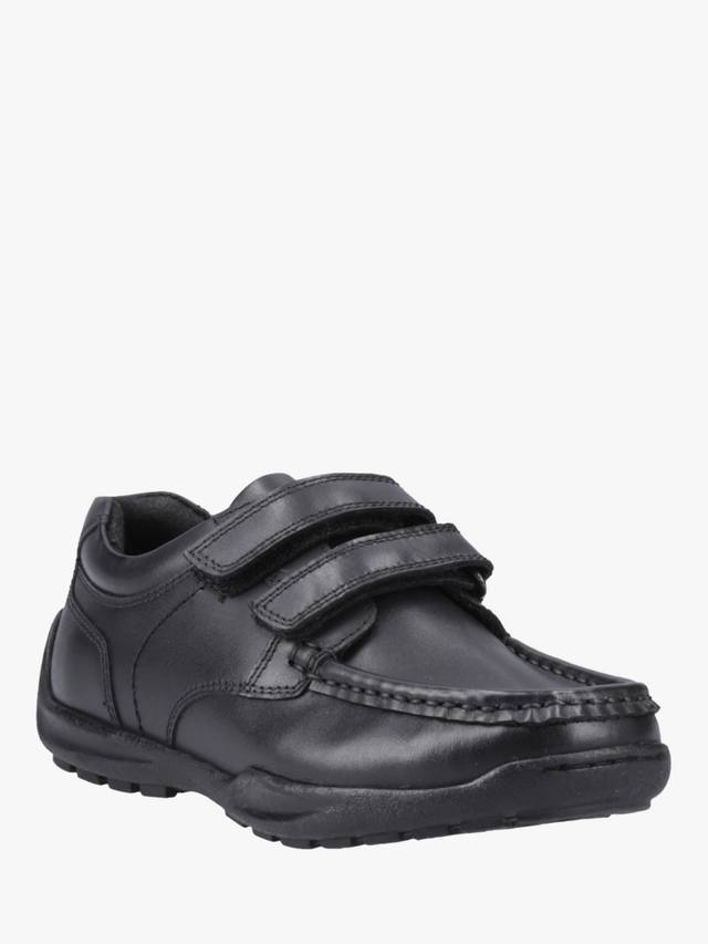 Детские кроссовки Maddox Senior Double Rip Tape Hush Puppies, Black — фото 2
