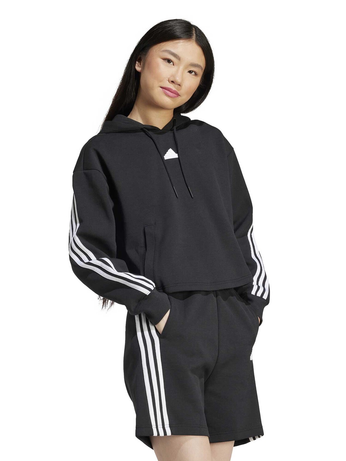 

Толстовка Adidas Sportswear Future Icons 3-Stripes Hoodie, черный