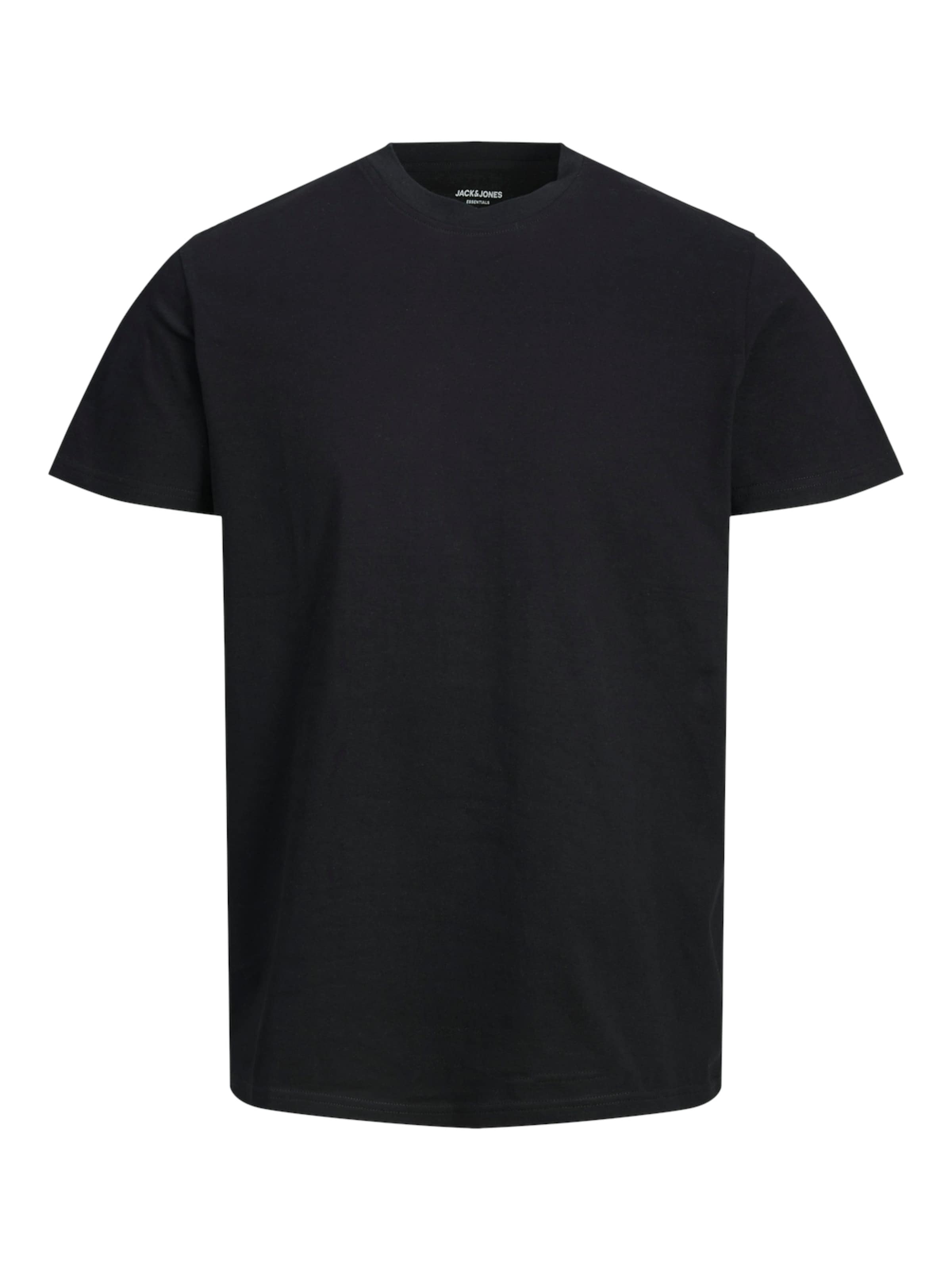 

JACK & JONES Футболка 'JWHRELAXED TEE SS O-NECK NOOS' в черном цвете