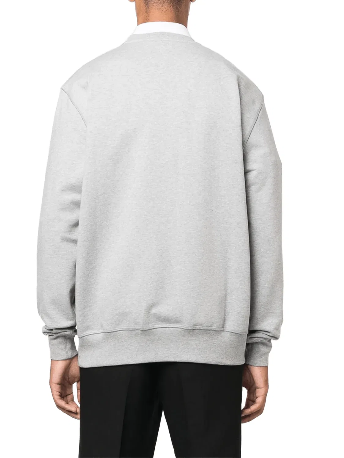 Свитшот Alexander McQueen SS24 Graffiti из органического хлопка, цвет «серый» 688713QTZ810902 — фото 4