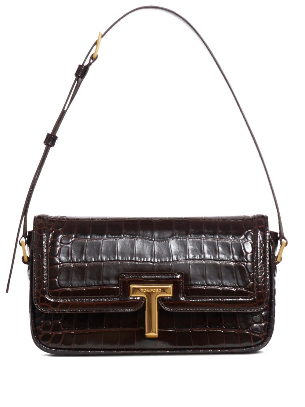 

Кожаная сумка через плечо Wallis TOM FORD, коричневый