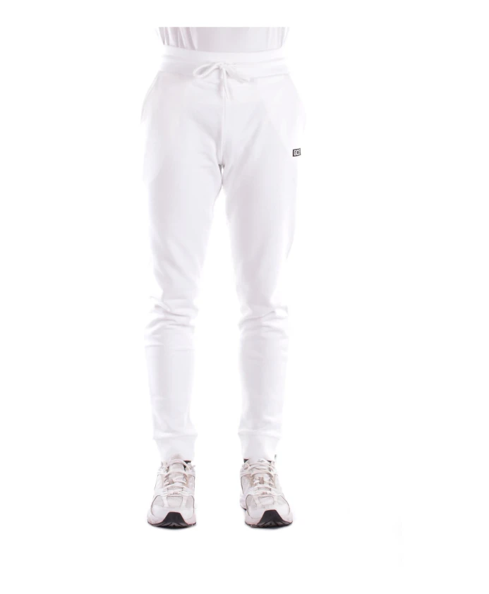 

Белые брюки с логотипом на передней части Gcds, белый