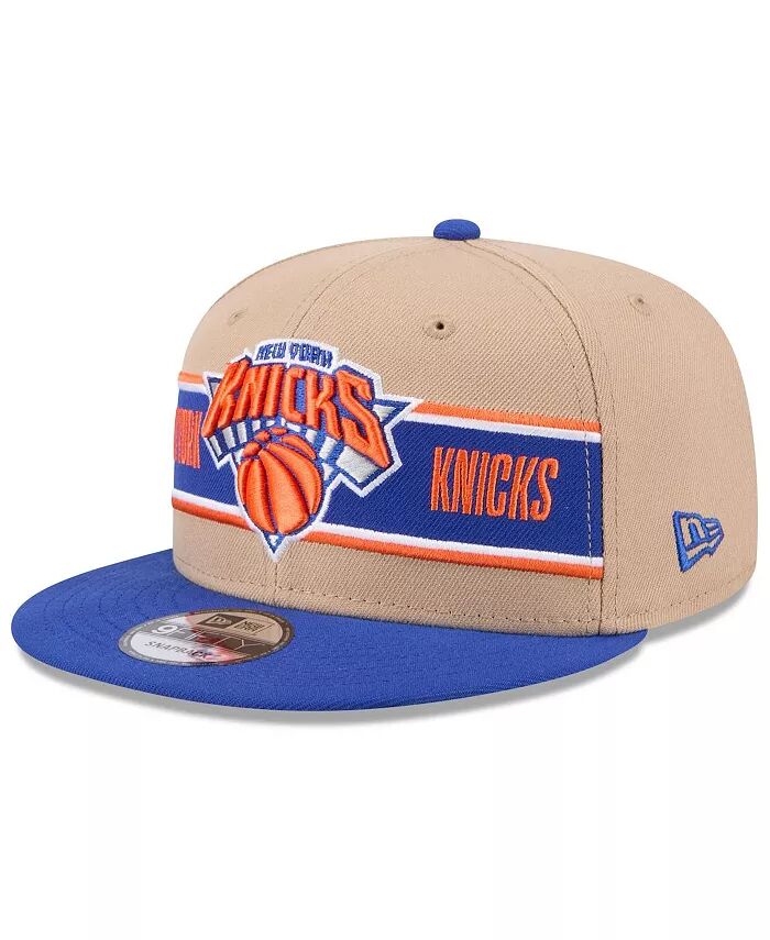 

Мужская кепка Snapback цвета загара/синего цвета New York Knicks 2024 NBA Draft 9FIFTY New Era