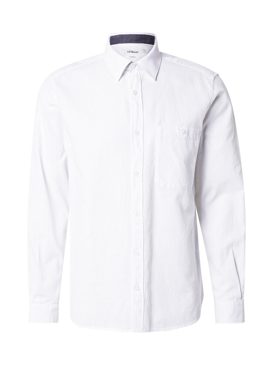 

Рубашка на пуговицах классического кроя s.Oliver, White