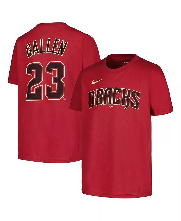 

Футболка с именем и номером Big Boys Zac Gallen Red Arizona Diamondbacks Nike