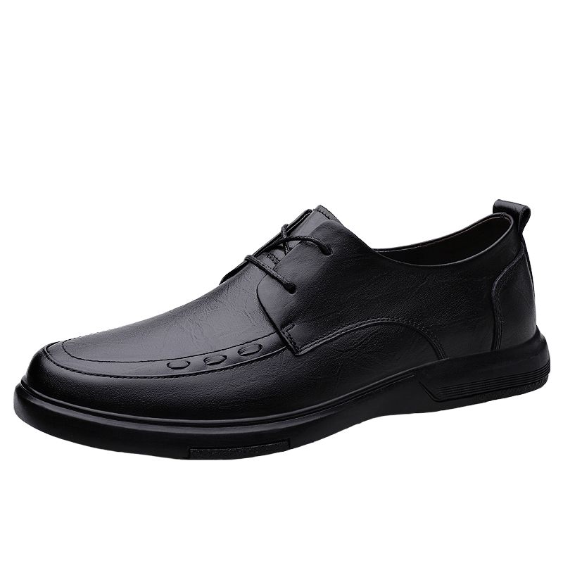 

Мужские повседневные туфли с низким верхом, серые BAGE, Black Lace-Up