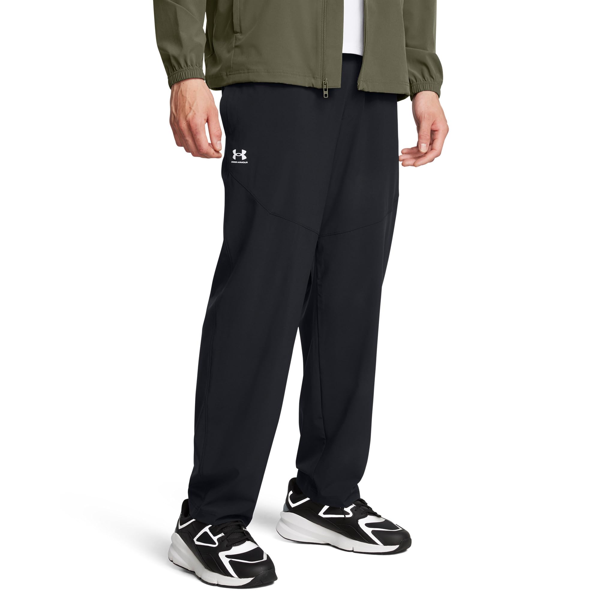 

Брюки Under Armour Vibe Woven Pants, черный/белый
