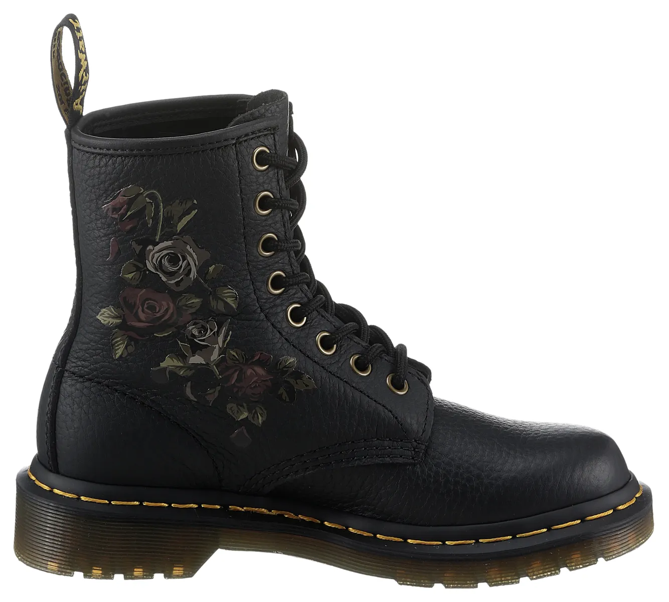 Ботинки Dr. Martens 1460 Decayed на шнуровке, черный — фото 2