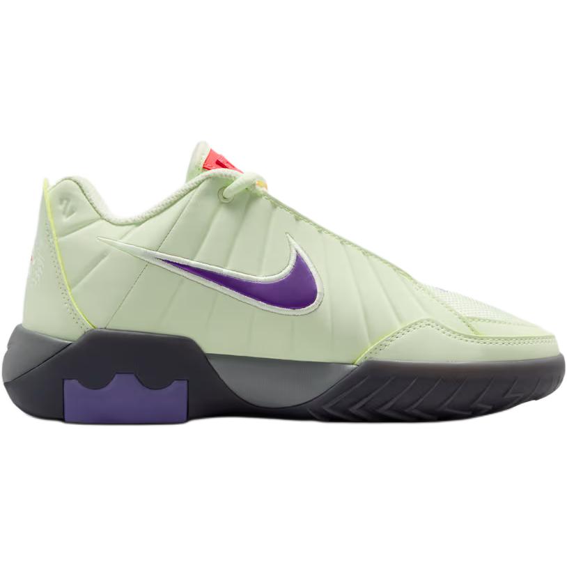 Nike LeBron Witness 9 Low top детские баскетбольные кроссовки Green Purple Black Unisex — фото 3
