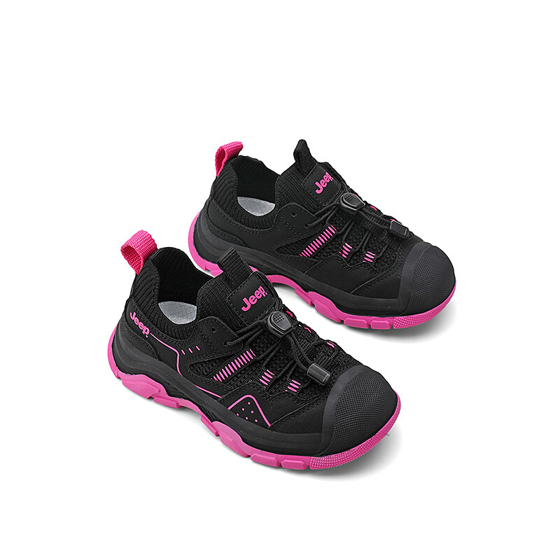 Кроссовки Jeep Kids Lifestyle Shoes Kids Low-top Rose Powder, черный — фото 3