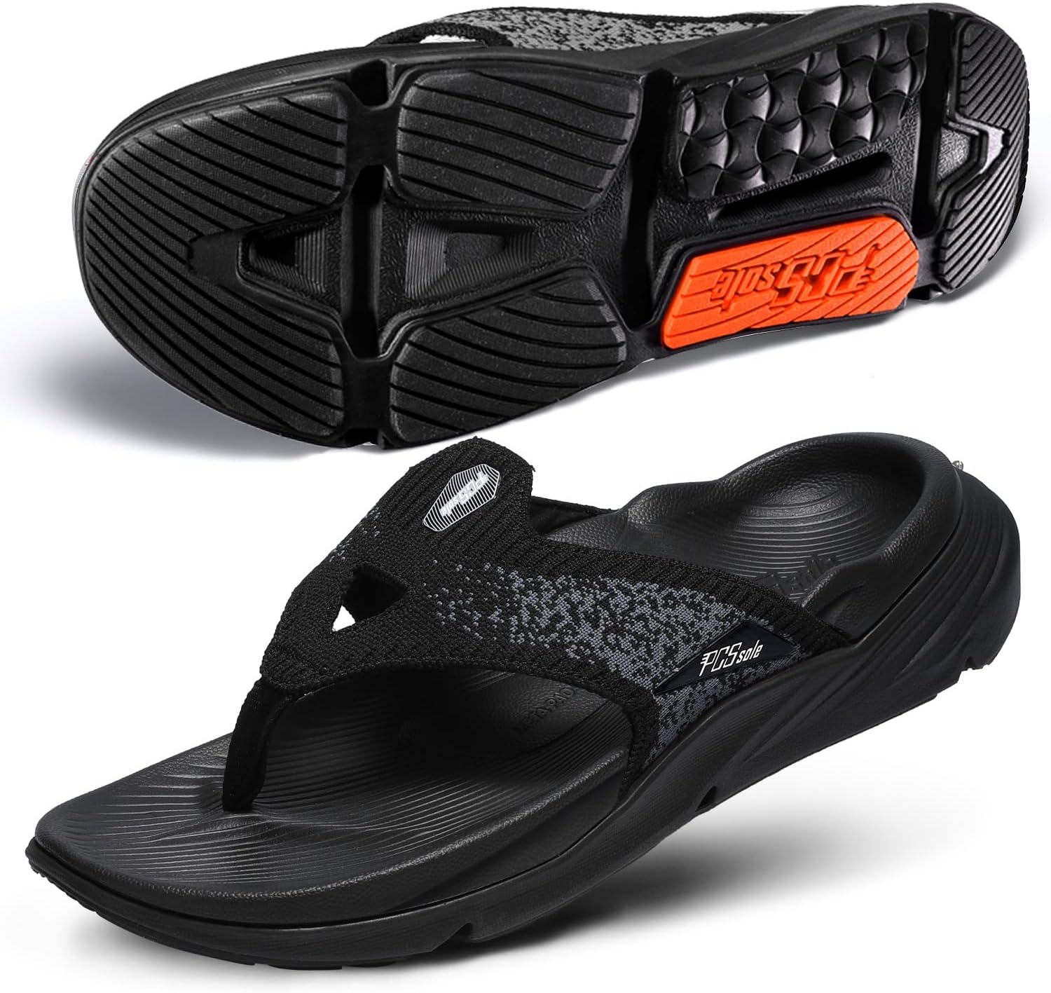 

Сандалии PCSsole для подошвенного фасциита у мужчин - шлепанцы с высокой поддержкой свода стопы, с комфортной подушкой и резиновой подошвой - ортопедические сандалии для восстановления при боли в стопе, плоскостопии, боли в своде стопы и пятке,...