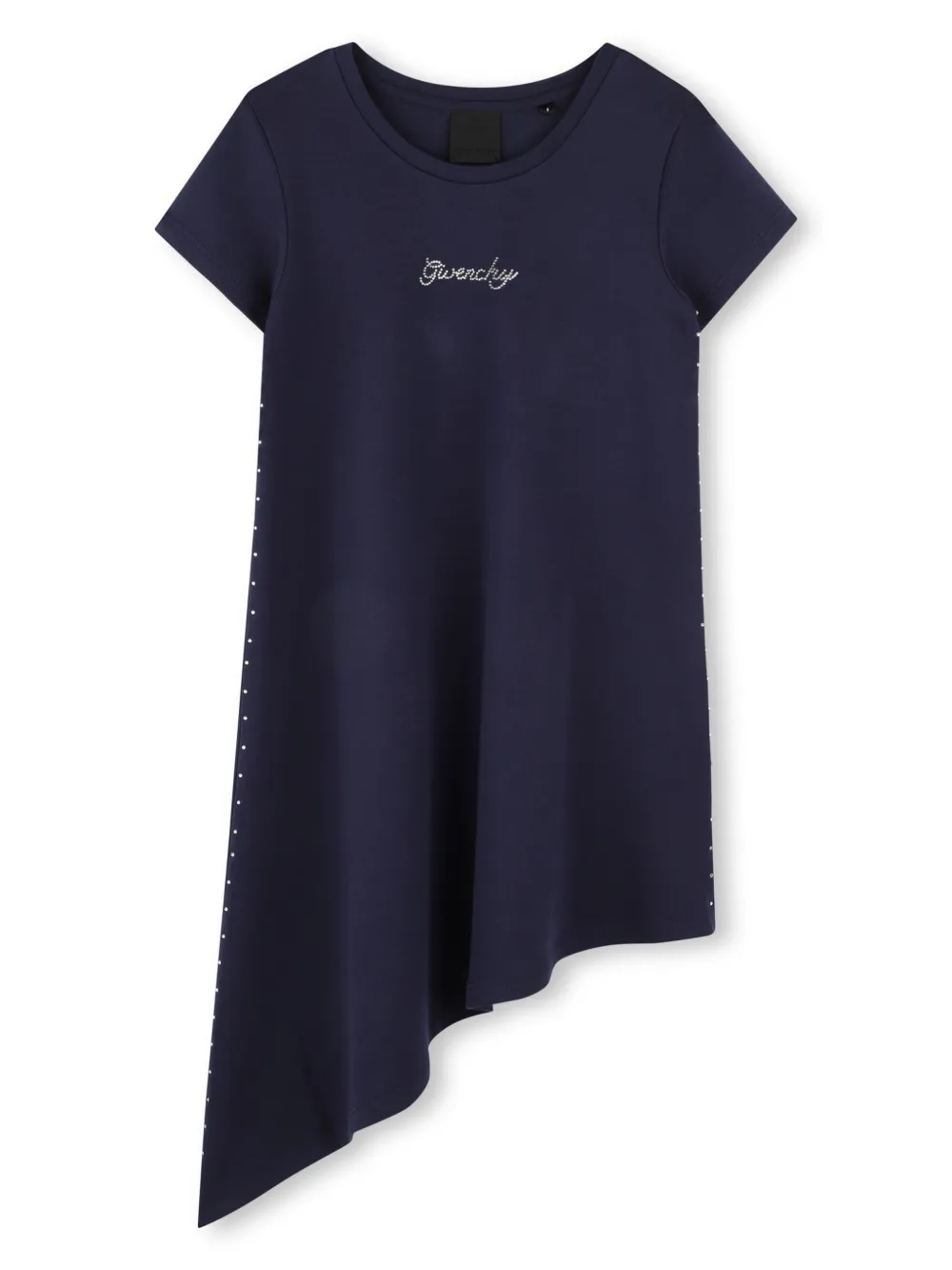 

Платье со стразами Givenchy Kids, синий