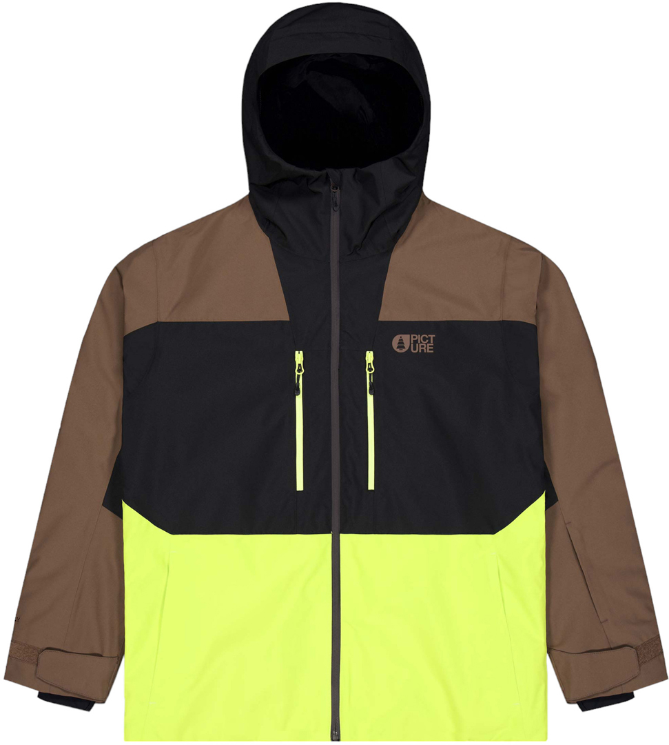 

Picture Куртка Object cocoa brown black acidlime M