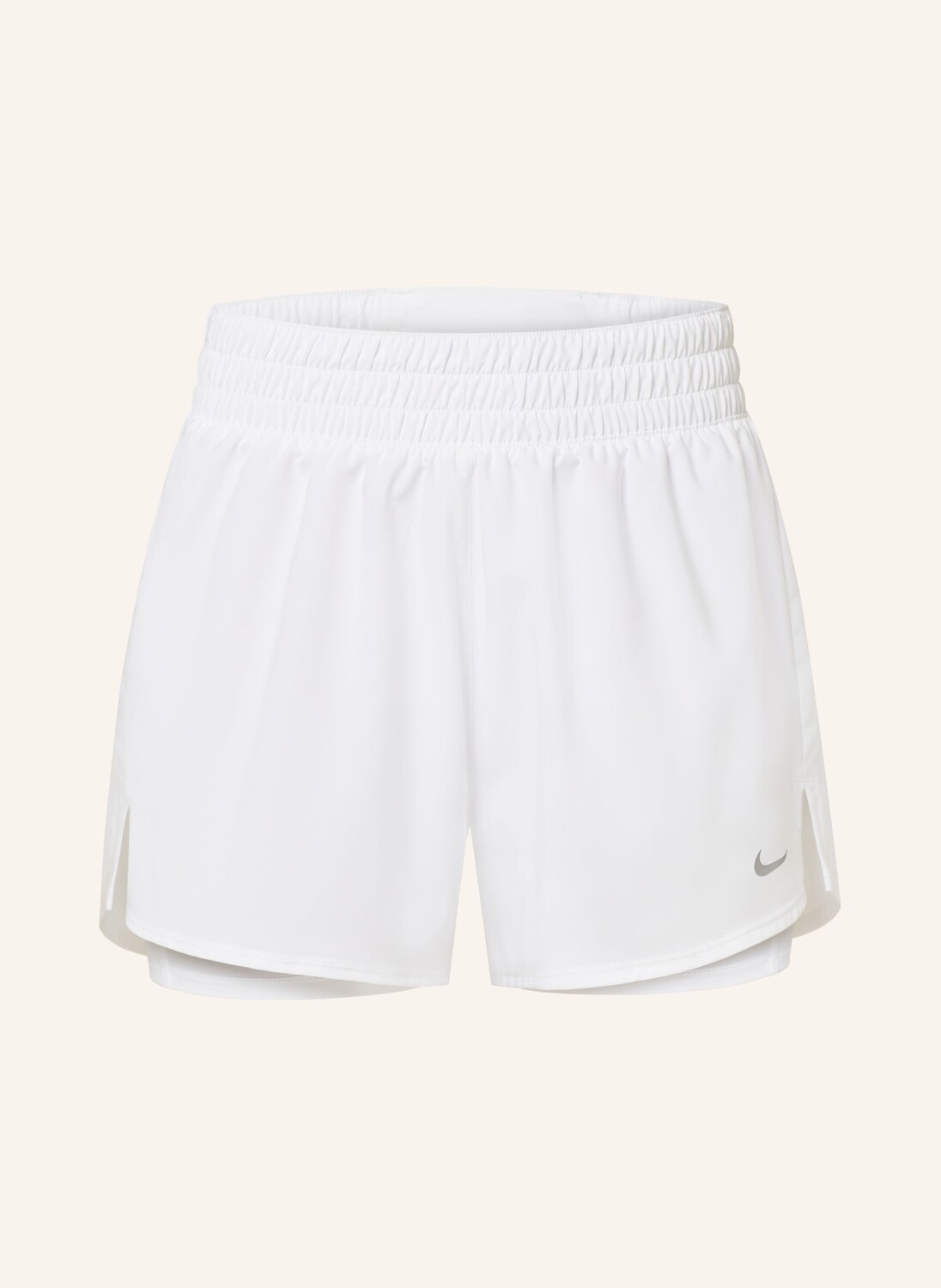 

Тренировочные шорты 2-в-1 one Nike, белый