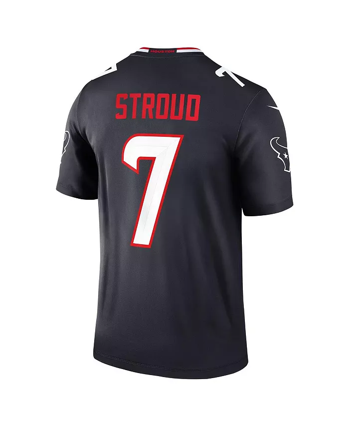 Мужская футболка C.J. Stroud Team Legend Player Performance, Хьюстон Тексанс, темно-синяя Nike — фото 3
