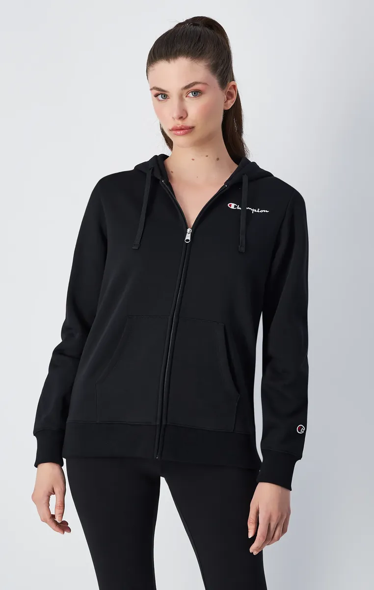 

Толстовка Champion с капюшоном "Hooded Full Zip Sweatshirt", цвет Nbk