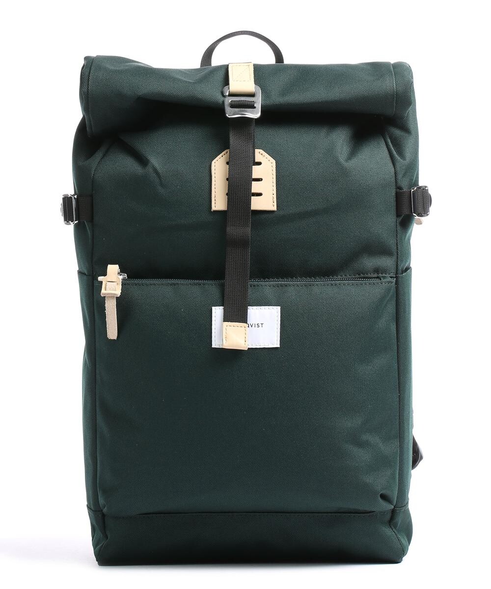 

Рюкзак Urban Outdoor Ilon Rolltop 13 дюймов из переработанного полиэстера рипстоп Sandqvist, зеленый