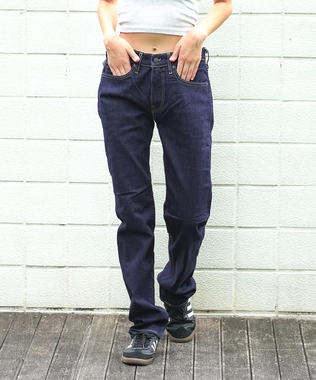 Джинсы 505 Regular Straight от Levi's, One Wash, цвет деним — фото 2