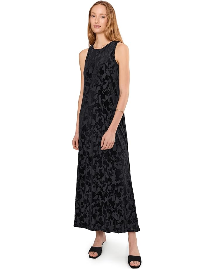 

Женское платье макси Vince Camuto Crew Neck Sleeveless Mesh, Rich Black