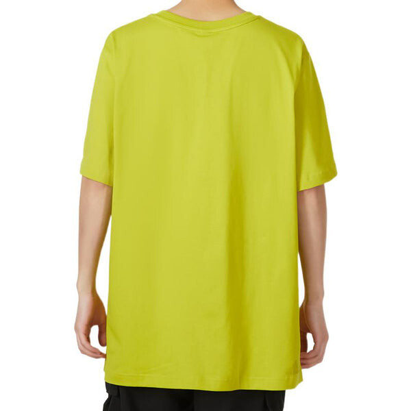 Футболка Men's adidas Alphabet Logo Printing Round Neck Short Sleeve Yellow T-Shirt, желтый — фото 4