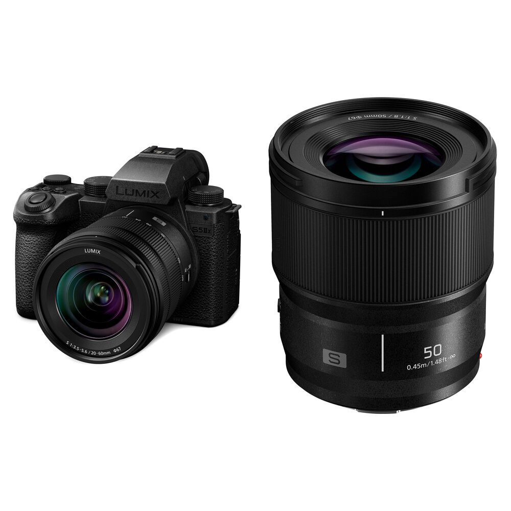 

Беззеркальная камера Panasonic Lumix S5 IIX Mirrorless Camera with 20-60mm and 50mm