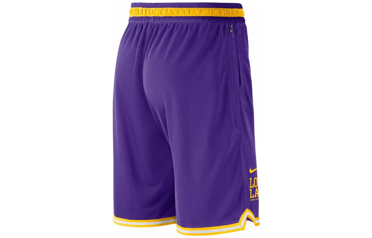 Шорты Nike Retro Basketball Shorts Los Angeles Lakers Purple DB1802-504 — фото 2