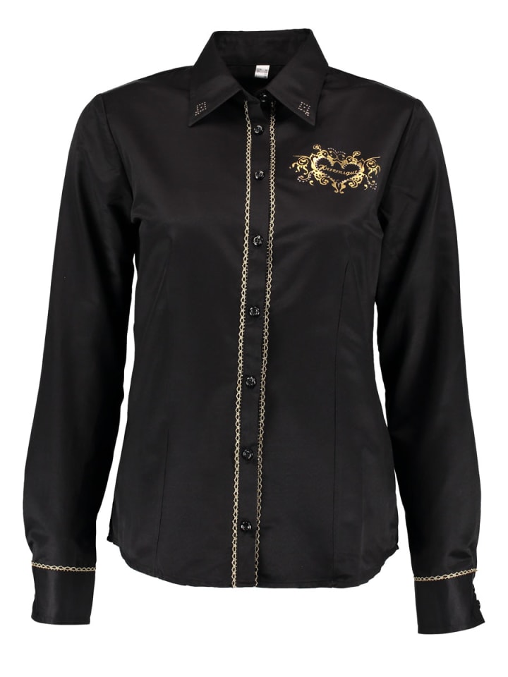 

Традиционная блузка Scurwu черного цвета OS-Trachten