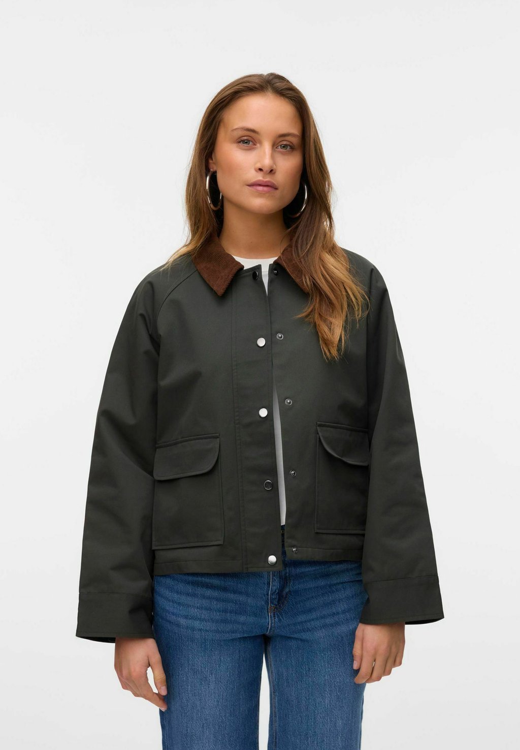 

Летняя куртка AWEMILY Vero Moda, темно-зеленый