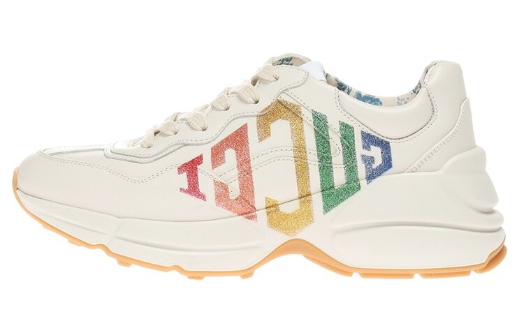 Кроссовки GUCCI Rhyton Rainbow Glitter Women's