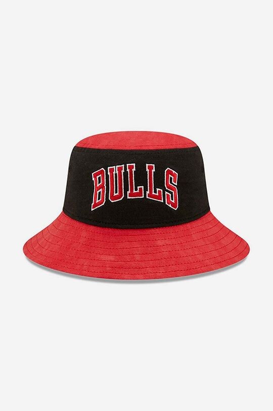 

Постиранная хлопковая кепка Tapered Bulls New Era, красный