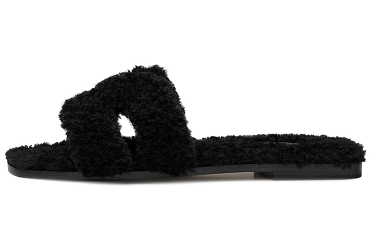 

Сандалии HERMES Oran Slide Slippers Women's Black