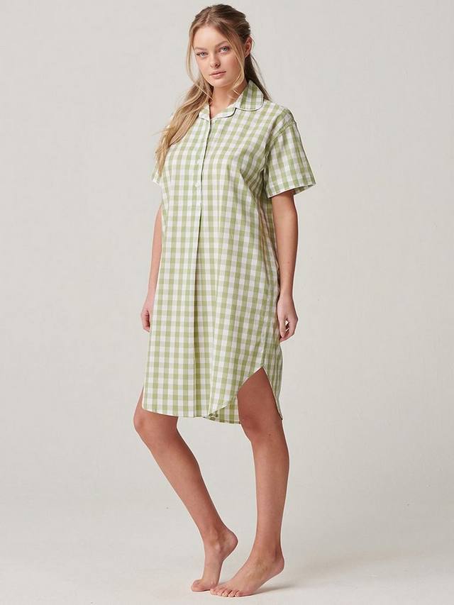 

Хлопковая ночная сорочка crisp cotton British Boxers, Field Green