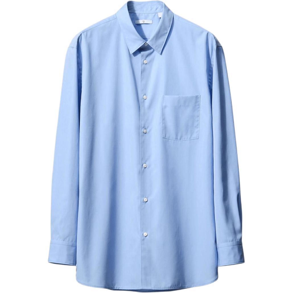 

Jil Sander FW25 Рубашка Men's UNIQLO, розовый синий