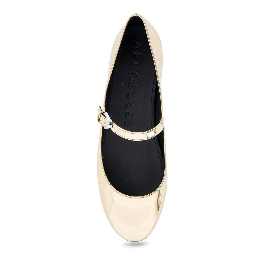 Аэрозоли Perry Женские туфли Мэри Джейн на плоской подошве Aerosoles, цвет Silver Mirror Metallic — фото 4