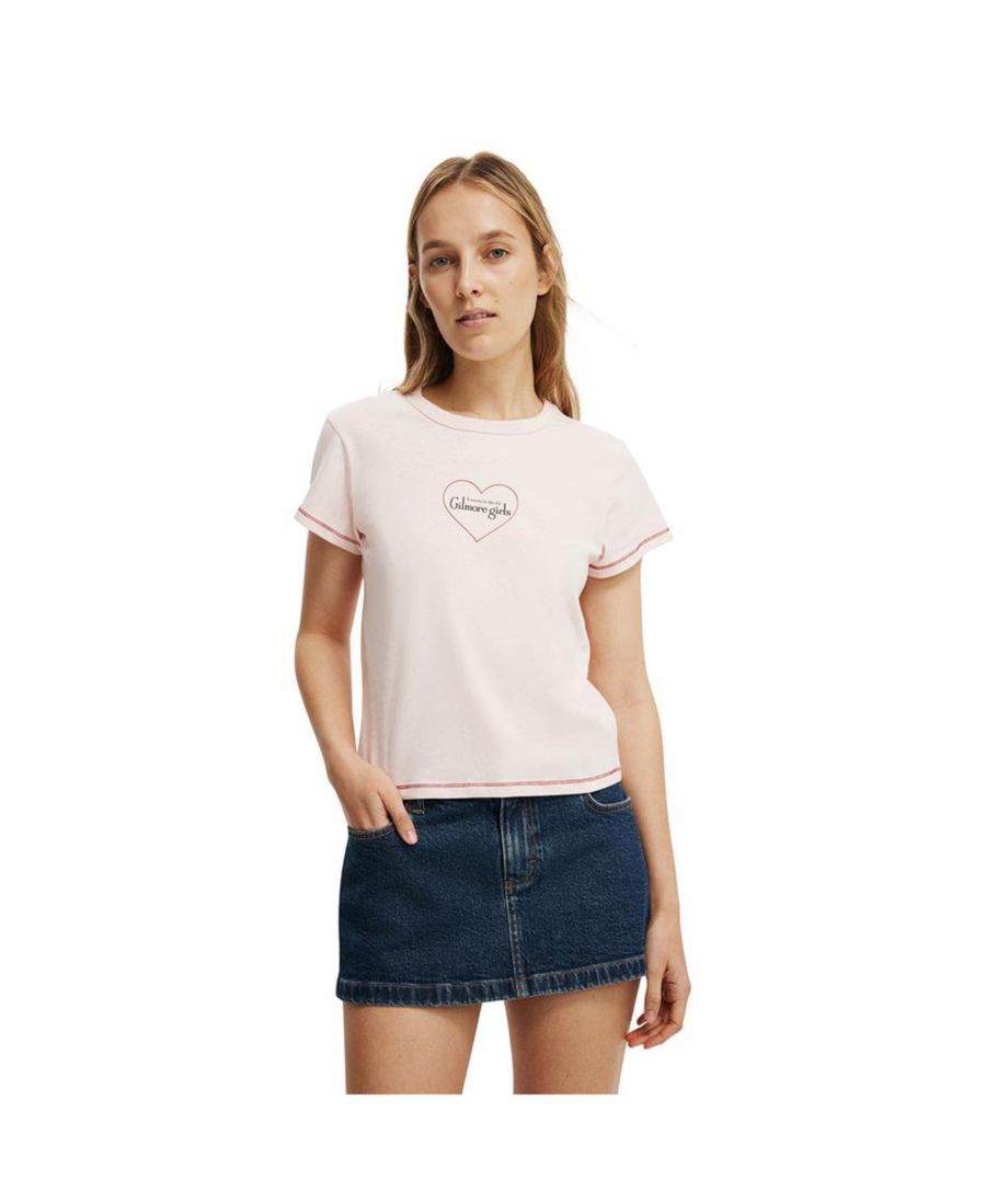 

Женская оригинальная футболка с графическим принтом Lcn COTTON ON, Lcn wb gilmore girls i wanna be